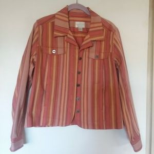 CHRISTOPHER &BANKS jacket in size large.